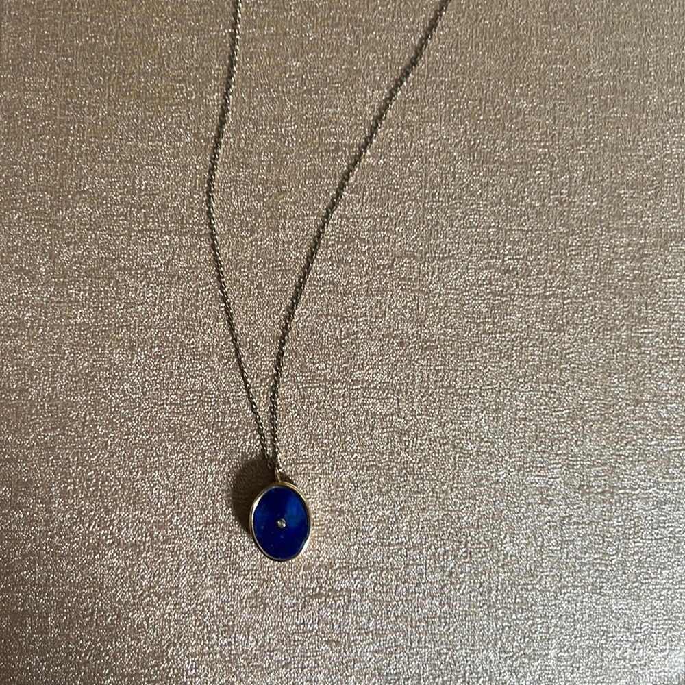 Lapis lazuli locket